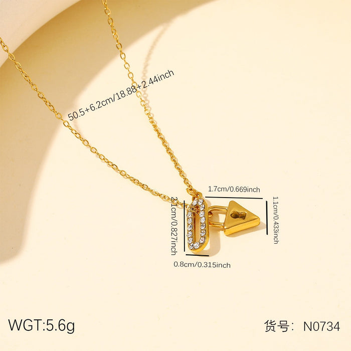 Wholesale Stainless Steel Clavicle Chain Necklace — Asymmetrical Design featuring a Bowknot  Rhinestone Accents  and Heart Pendant