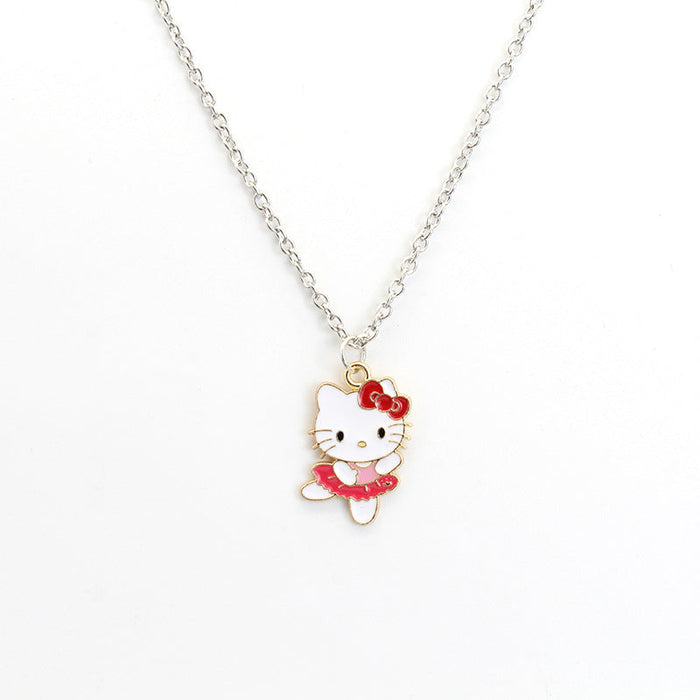 Wholesale Childlike Cat Alloy Necklace JDC-NE-BoY001