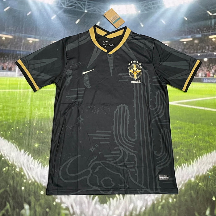 Wholesale World Cup Polyester Brazil Soccer Team Short Sleeve T-Shirt for Men Summer Casual