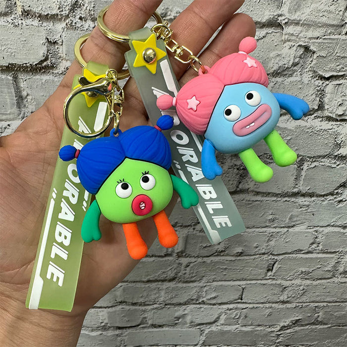 Wholesale PVC Cartoon Doll Keychain JDC-KC-XingS023