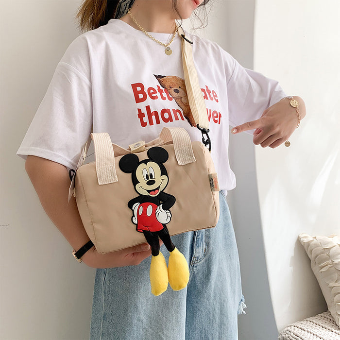 Wholesale Nylon Children's Fashion Handheld Shoulder Crossbody Bag JDC-SD-YuanDuo052