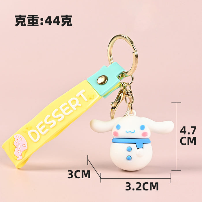 Wholesale Cartoon Cute PVC Soft Keychain Pendant Fashion Accessory Gift MOQ≥10