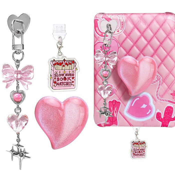 Wholesale Bow pendant phone dust plug phone stand