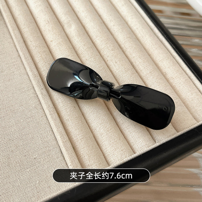 Wholesale Bow hair clip, duckbill clip, acetate bangs clip, side clip, hair clip, broken hair clip, niche hair accessory