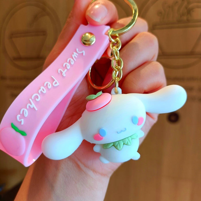 Wholesale Cute 3D Doll Silicone Keychain JDC-KC-MingT134