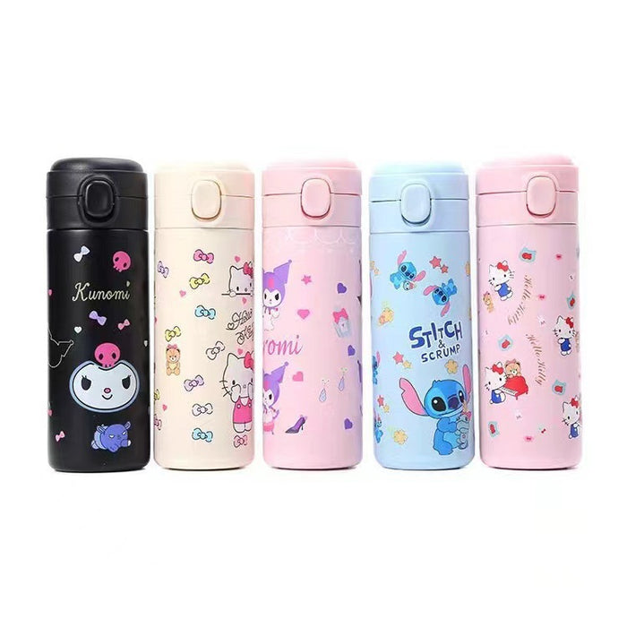 Wholesale Cute Cartoon 304 Stainless Steel Flip-top Thermos Cup