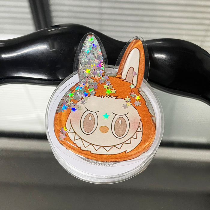 Wholesale Liquid quicksand creative lazy desktop Phone  stand