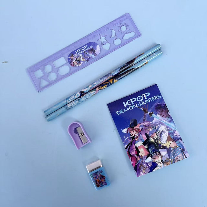 Wholesale  6 Piece Stationery Gift Set For Students Chic Kpop Office Decor Boutique Resale