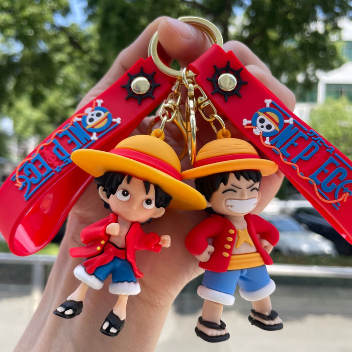 Wholesale 2pcs Cartoon Figure Keychain Backpack Pendant