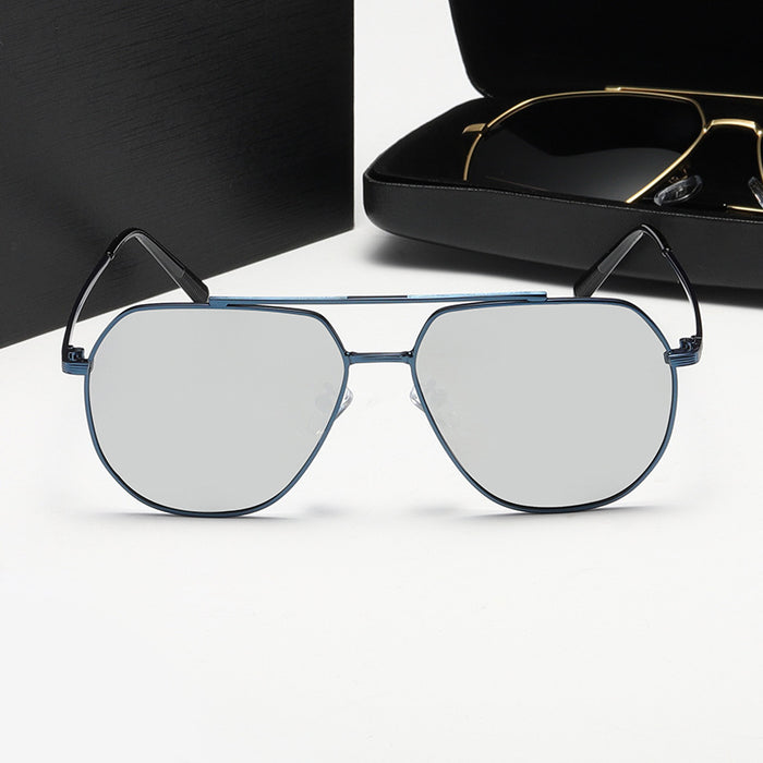 Wholesale New Fashion Polarized Sunglasses Polygonal Elliptical Sunglasses Personalized UV Protective Glasses