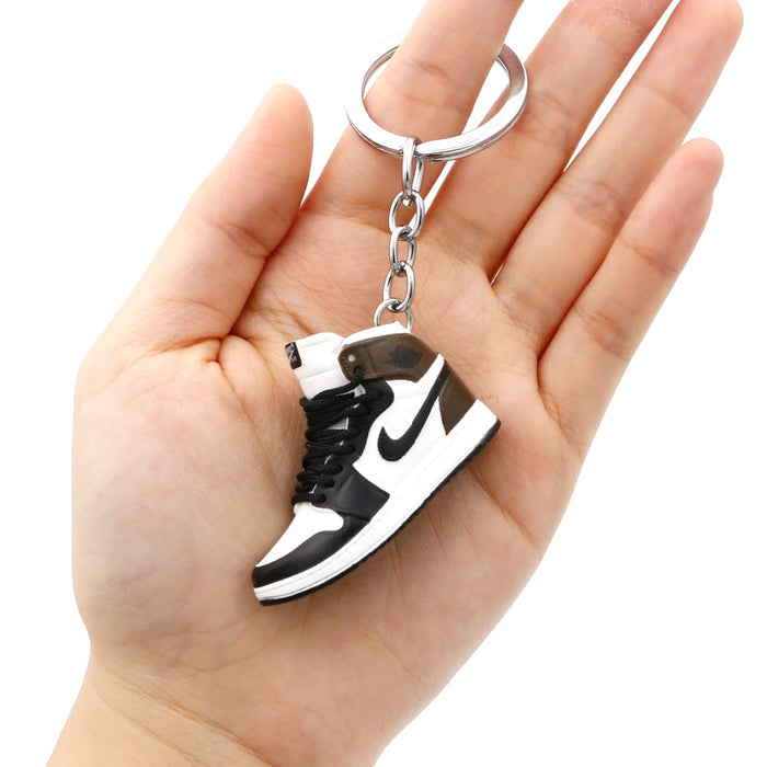 Wholesale PVC Mini Basketball Shoe Keychain JDC-KC-QLPing008