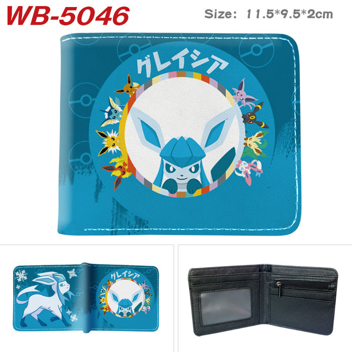 Wholesale Cute Anime Elf Pattern PU Bifold Wallet Short Card Holder Coin Purse Everyday Chic Fashion Accessory