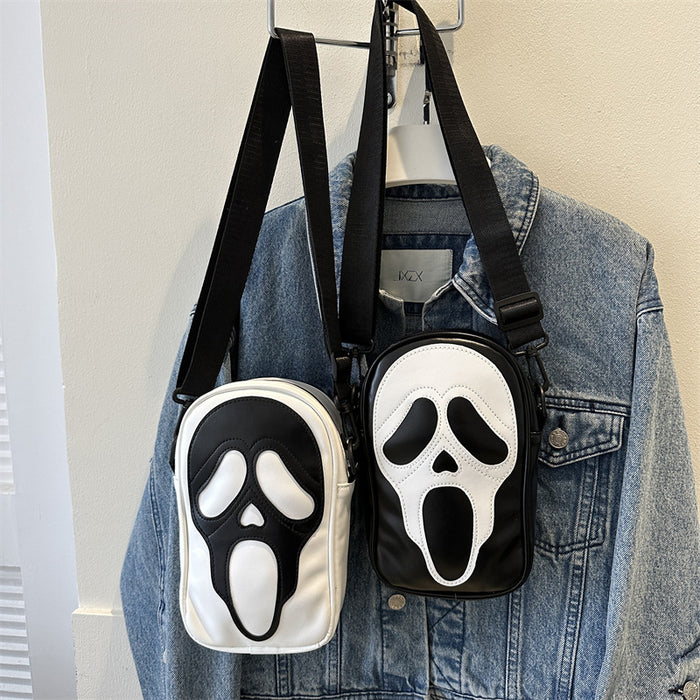 Wholesale Halloween Skull PU Messenger Bag JDC-SD-Wangp005