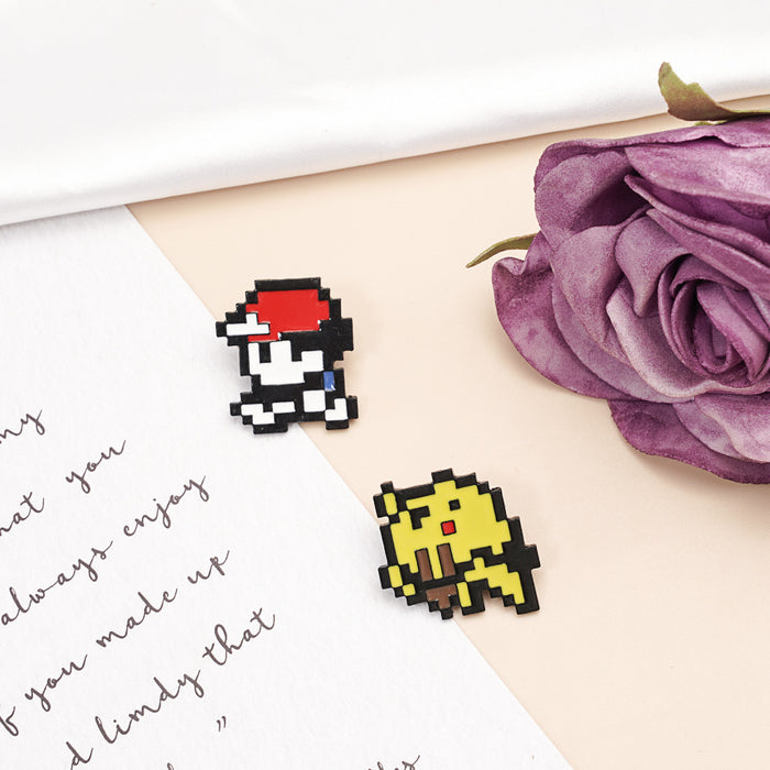 Wholesale Alloy Anime Game Console Brooch