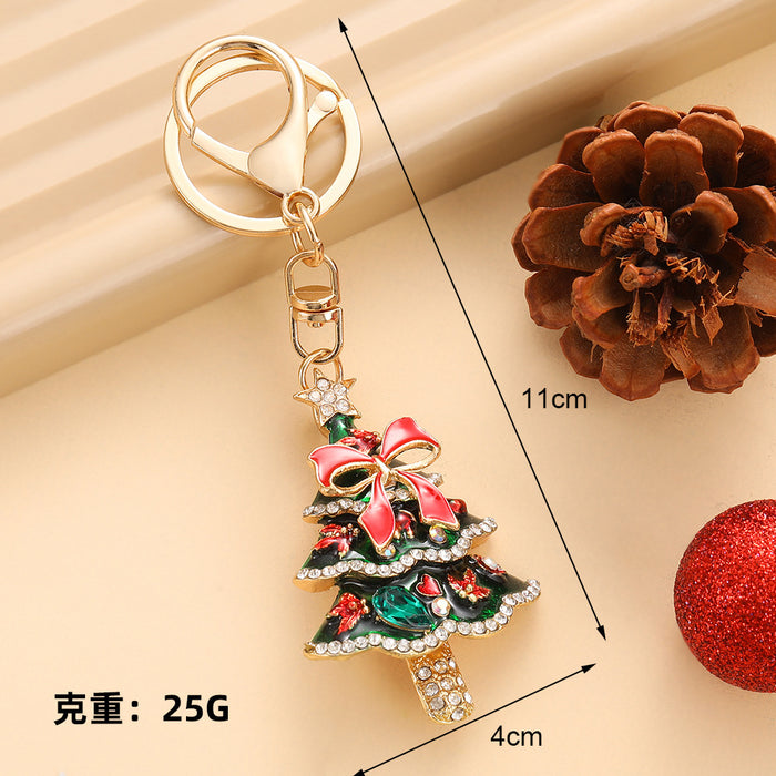 Wholesale Christmas Tree Keychain Decorative Accent Keychain Boutique MOQ≥2