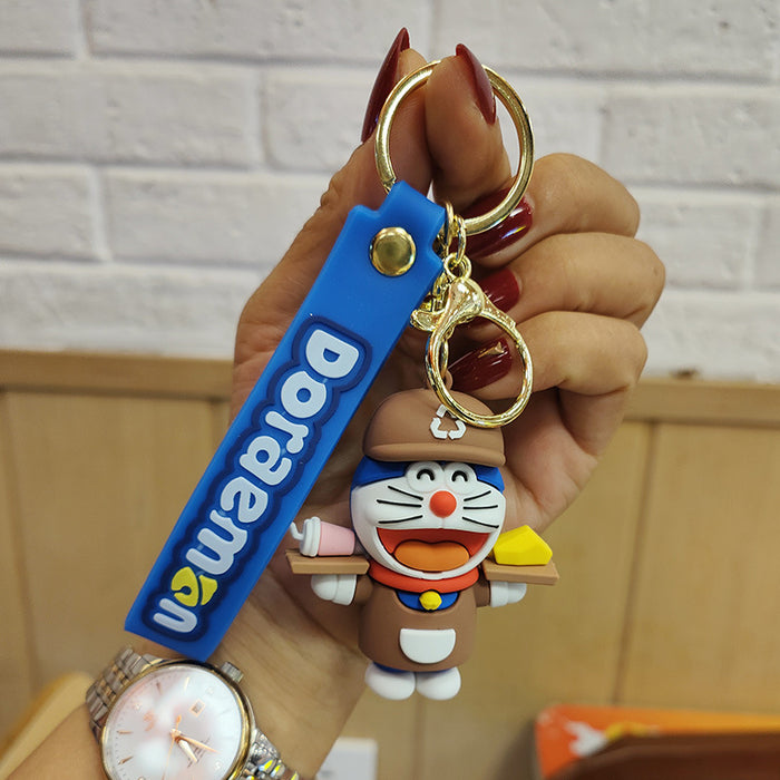 Wholesale PVC Cartoon Silicone Keychain JDC-KC-WuYi105