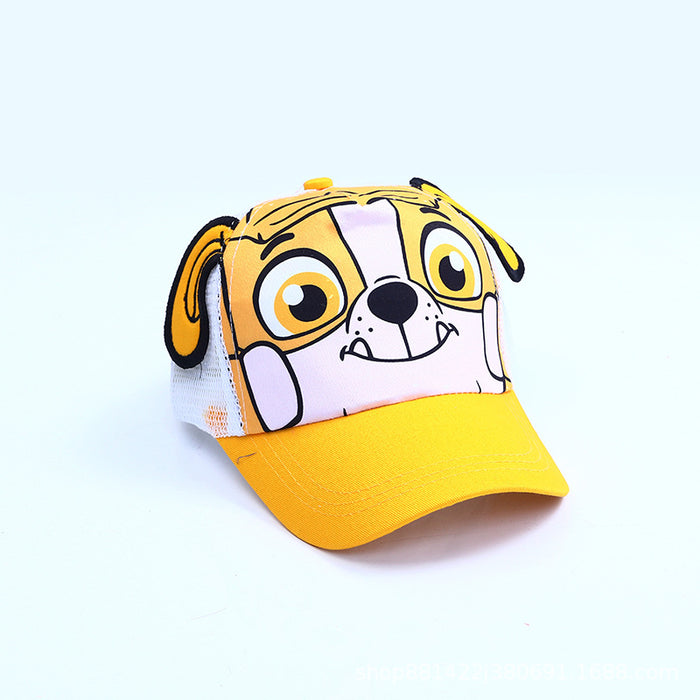 Wholesale Dog Ears Cartoon Sunscreen Breathable Children's Cotton Baseball Cap JDC-FH-XinKuan001