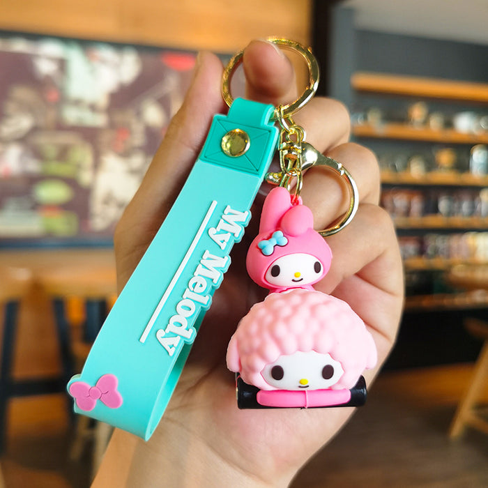 Wholesale Cartoon Doll Silicone Keychain JDC-KC-Tingm238