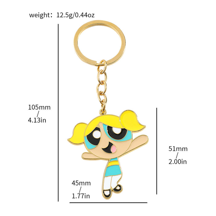 Wholesale Metal Keychain Cartoon Cute (M) JDC-KC-ShaoH010