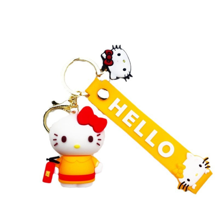 Wholesale PVC Cartoon Doll Keychain JDC-KC-WuYi159