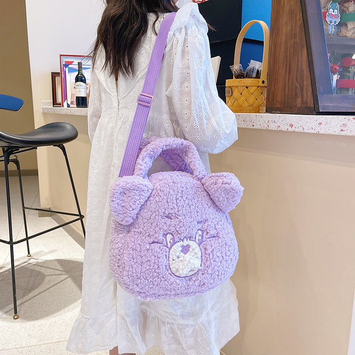 Wholesale New Children's Bags Cute Plush Shoulder Bag JDC-SD-YuanDuo040