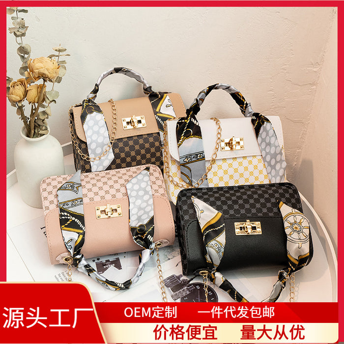 Wholesale PU Printed Square Handbags JDC-HB-Hongy001