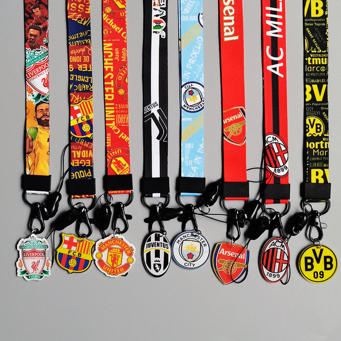 Wholesale Activity Football Mobile Phone Lanyard Keychains