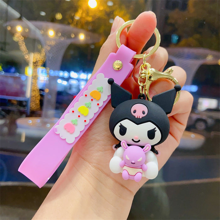 Wholesale Soft Rubber Cute Keychain JDC-KC-YueW001