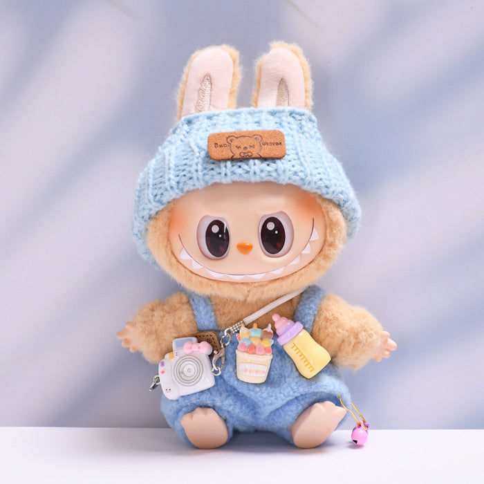 Wholesale Sittings Party Baby Clothes Bottle Overalls Set Baby Doll Clothes Dress Up