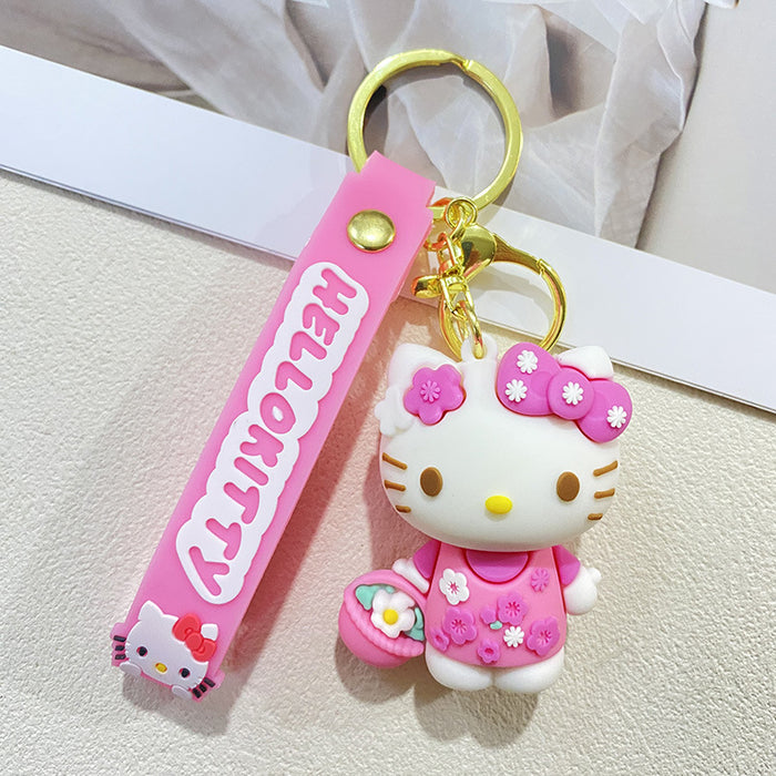 Wholesale Cartoon Cute Keychain Kt Cat Pendant Doll Machine Doll Accessories Doll