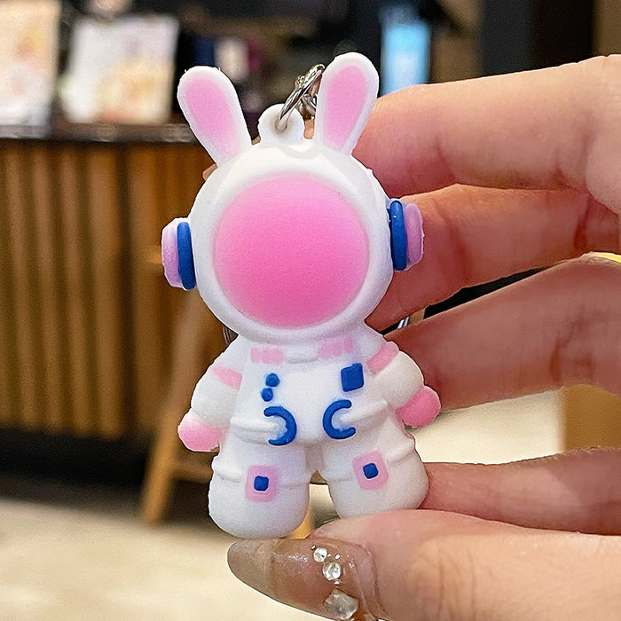 Wholesale  Cartoon  Keychain Rabbit Pendant  Key Chain Doll Key