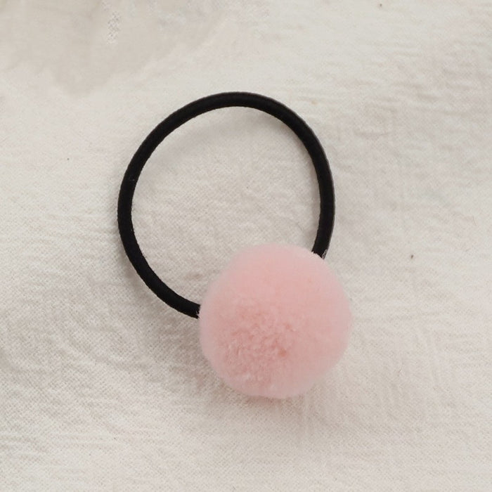 Wholesale Children's Cute Hair Ball Hair Ring Small Rubber Band JDC-HS-Zhenr003