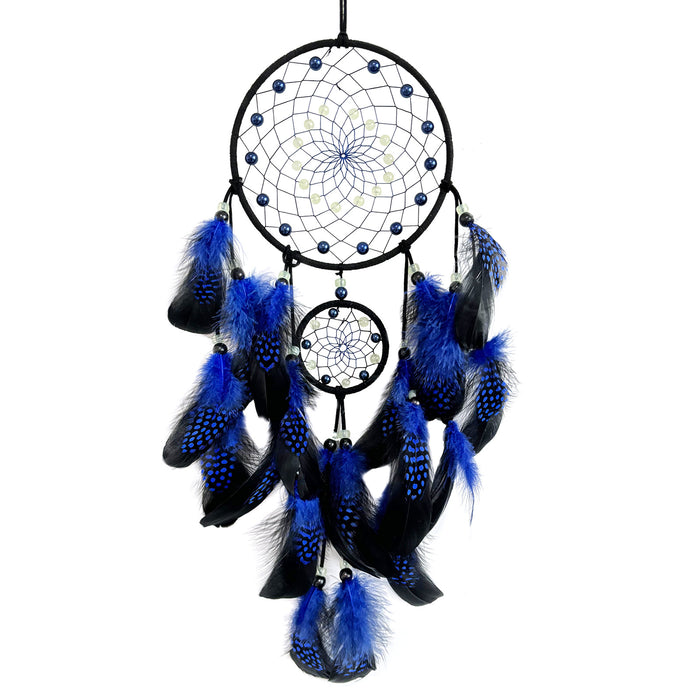 Wholesale Luminous Dreamcatcher Feather Wind Chime Home Decor MOQ≥2