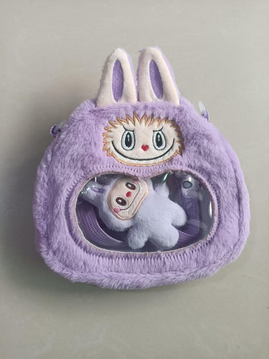 Wholesale Plush Cartoon Children' s Bag Cute Little Girl Doll Handbag Shoulder Bag