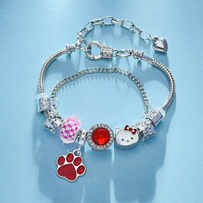 Wholesale Cartoon Bead Zinc Alloy Bracelet (F) JDC-BT-RanYan001