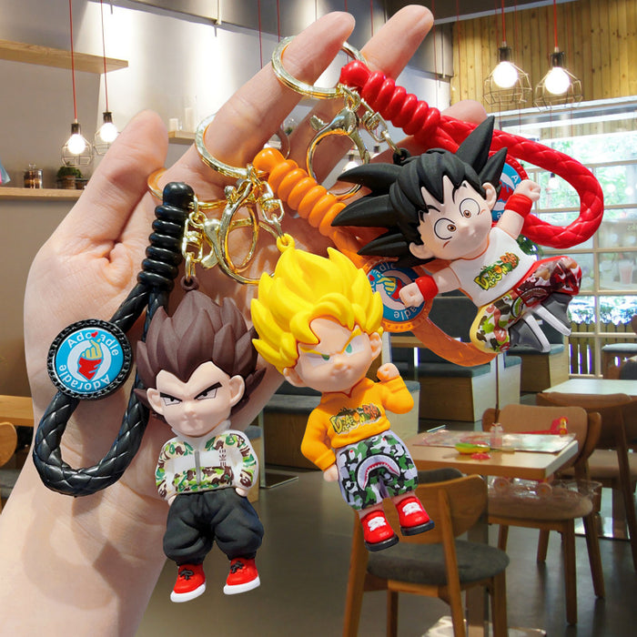 Wholesale PVC Cartoon Doll Keychain JDC-KC-Yid013