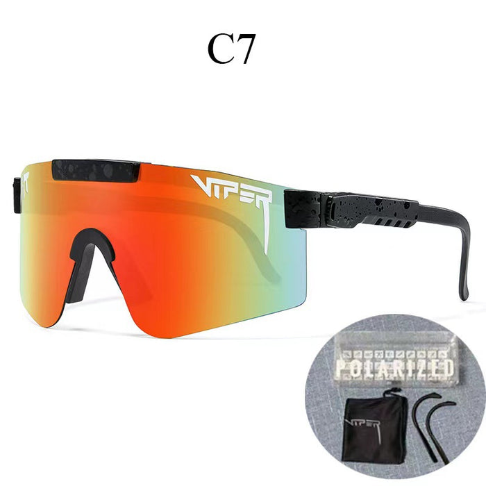 Wholesale PC Real Film Coated Square Frame Windproof Cycling Glasses JDC-SG-Guoyi001