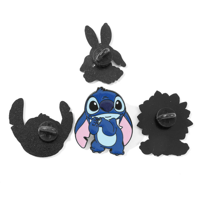 Wholesale Cartoon Character Metal Badge Sunflower   Alloy Brooch Accessories Pin