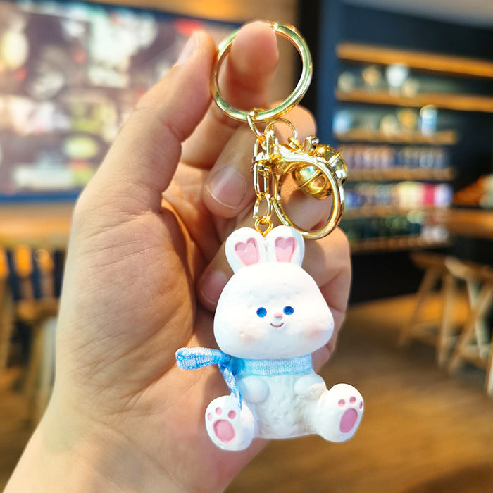 Wholesale Rubber Cartoon Doll Three-dimensional Keychain JDC-KC-Tingm090