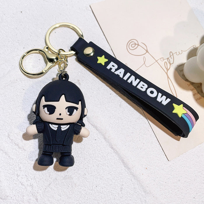 Wholesale 3D Dropping Glue Doll Animation  Pendant Keychain