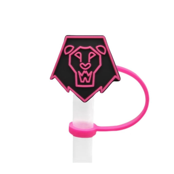 Wholesale 10pcs Kpop Cute Cartoon Silicone Straw Cap Cup Accessories