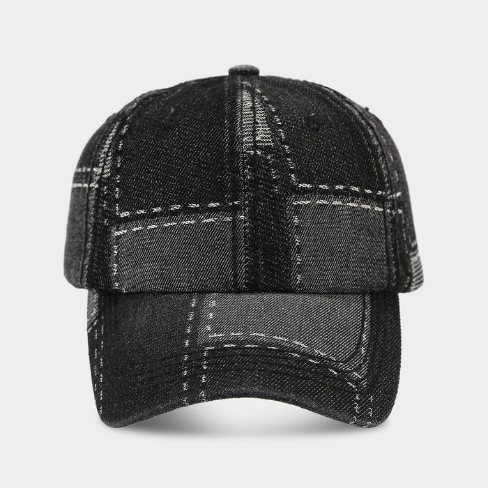 Wholesale Irregular patchwork retro denim baseball cap