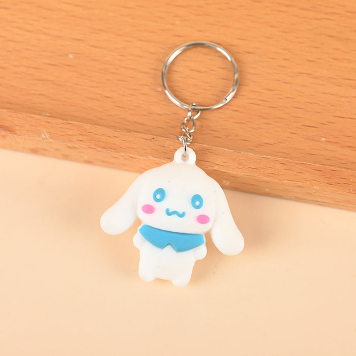 Wholesale 10PCS Cute Cartoon 3D PVC Keychain (S)JDC-KC-DongH001