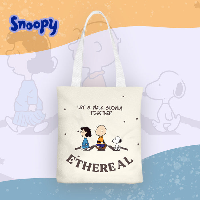 Wholesale Cute cartoon pattern canvas shoulder bags