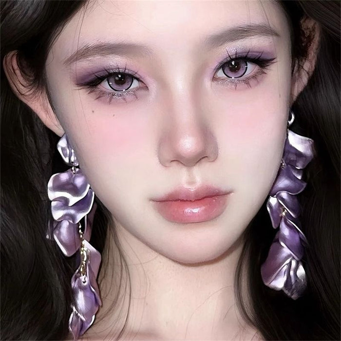 Wholesale Holiday style sunflower earrings exaggerated women' s seaside travel photo earrings