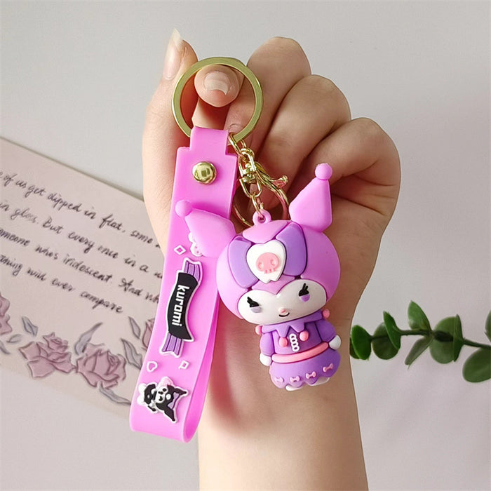 Wholesale Cartoon Silicone Doll Keychain JDC-KC-HaoXi010