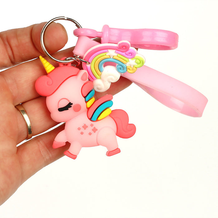 Wholesale Pony Doll Bag Pendant PVC Soft Glue Cartoon Keychain JDC-KC-Aohong015