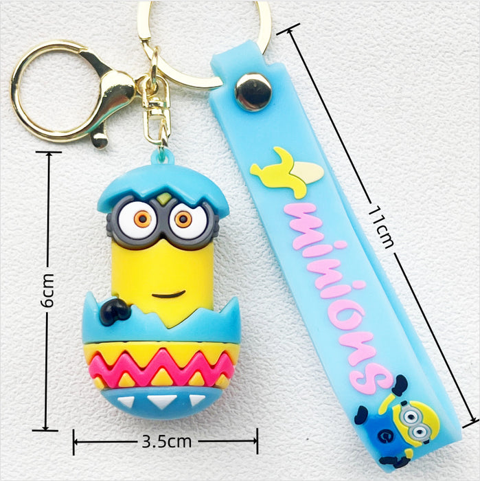 Wholesale PVC Cartoon Doll Keychain JDC-KC-WuYi057