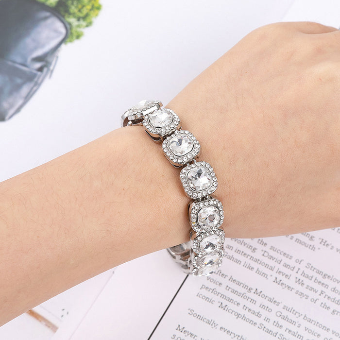 Wholesale Square Rock Candy Chain 12mm Bracelet JDC-BT-RenQ002