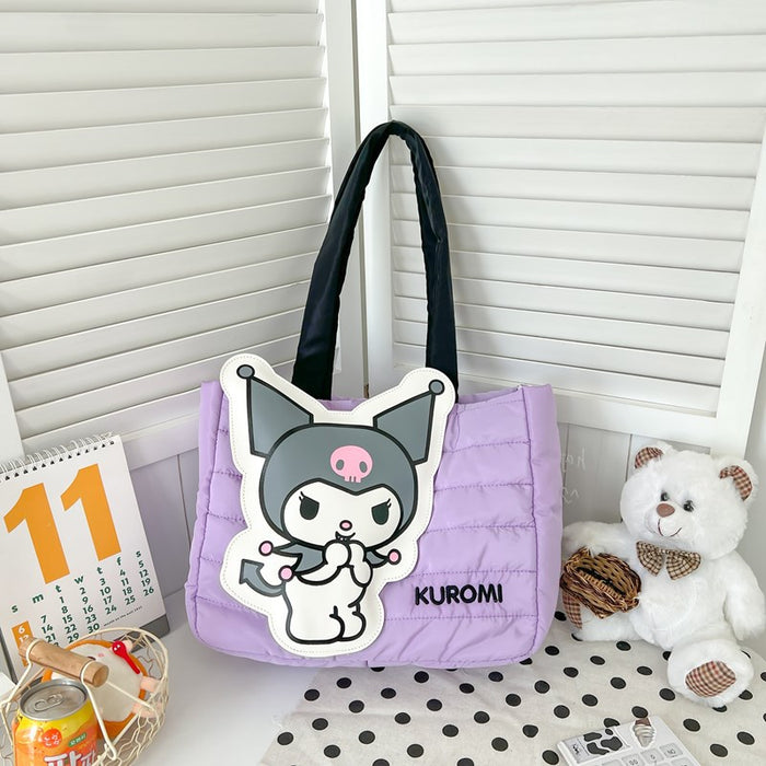 Wholesale New Cute Cartoon Down Cloth Handbag Girly Sweet Large Capacity Shoulder Bag Gift Bag JDC-SD-ZZ001